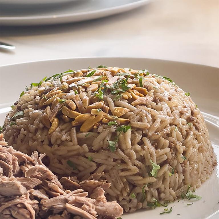 Oriental Rice With Lamb Shank