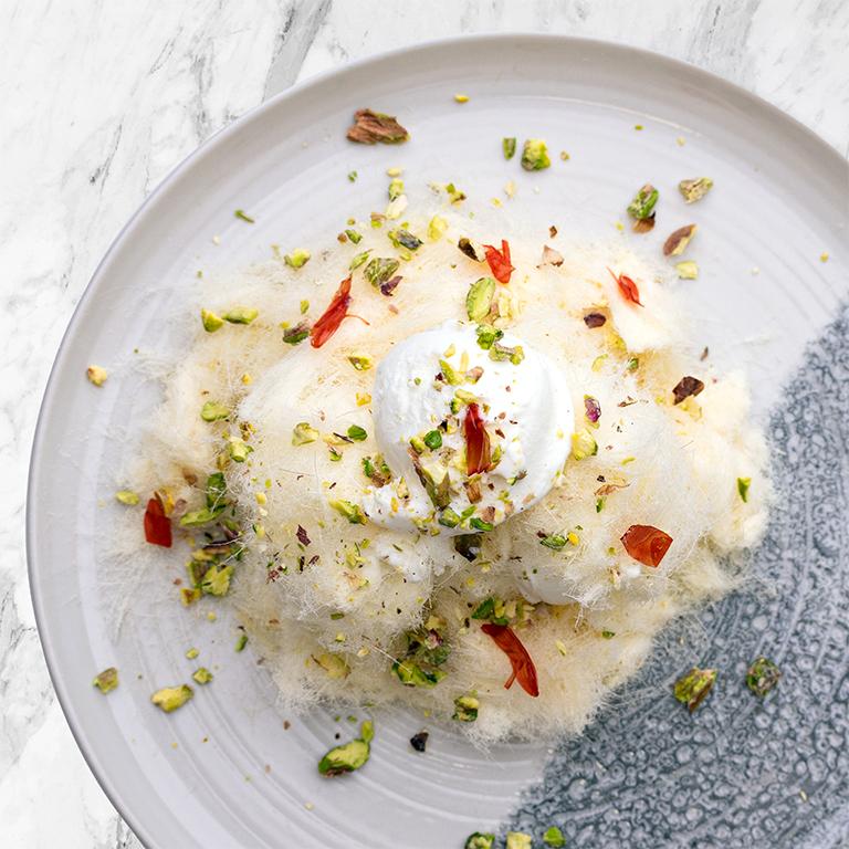 Ghazle with Ice Cream